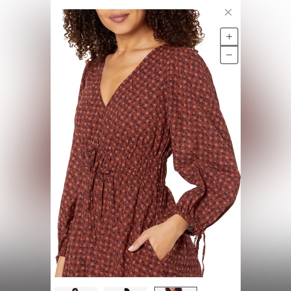 Madewell Arianne Print Dress with Long Sleeves 🍁